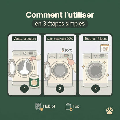 Floof Clean - La fin des poils sur votre linge grâce à une machine propre