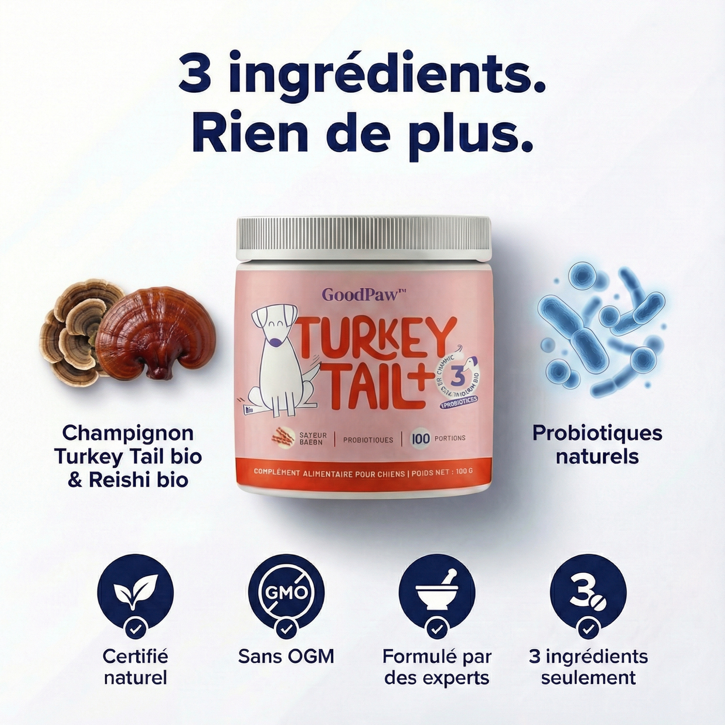 GoodPaw™ – Le complément quotidien pour la santé de votre chien